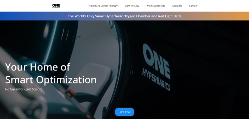 ONE Hyperbarics chamber